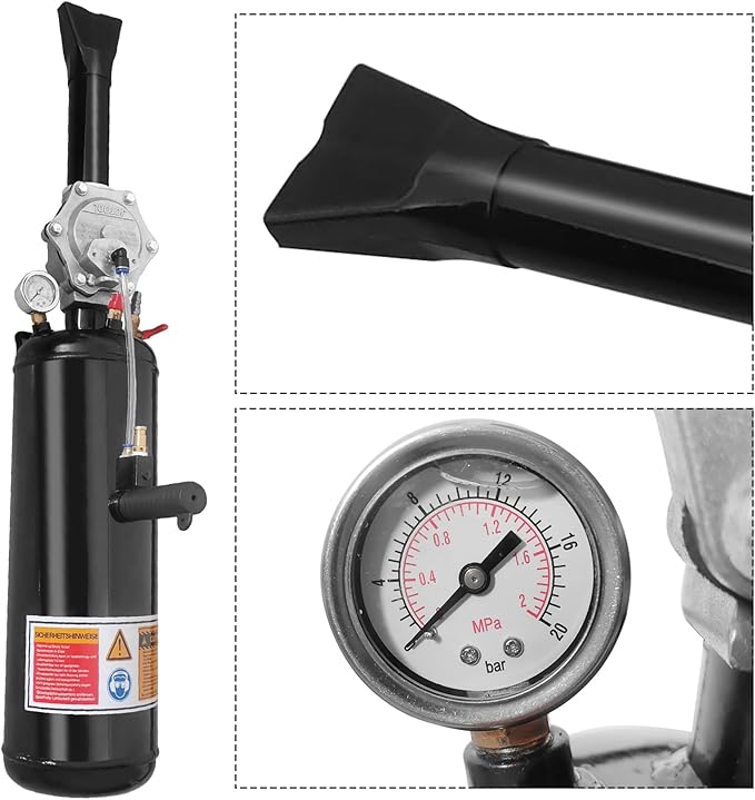 Tire Bead Seater,2.1 Gallon/8L Portable Air Tire Bead Trigger Seating Inflator,87-116 PSI Operating Pressure Tire Inflator Tool for Tractor Truck ATV Car and Automobile Repair