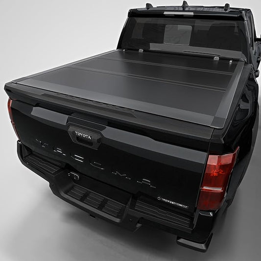 Low Profile Tri-fold Truck Bed Tonneau Cover Compatible with 2016–2023 Toyota Tacoma | 6'2" (73.7") Bed | CFLPX022