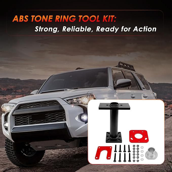 ATRACYPART Rear Axle Bearing Puller & Installer, ABS Tone Ring Tool Kit, Wheel Bearing Removal Tool, Compatible with 1995-2020 Pick-up/Trucks 4Runner Hilux T100 Tacoma Tundra