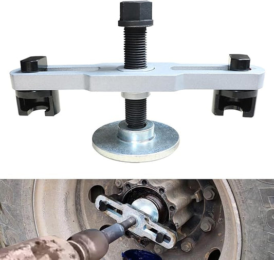 Hub Removal Tool, Universal Hub Puller for Commercial Trucks, Heavy Duty Drive Axle Hub Bearing Puller, Designed for Semi-Trailers Suitable for Class 6-8 Trucks and Equipment.
