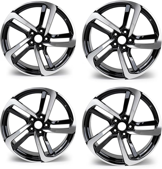 New 19'' x 8.5" Aluminum Alloy Replacement for OE Wheel Rim Compatible with Honda Accord 2018-2022, Fits for Front or Rear Wheel, Set of 4