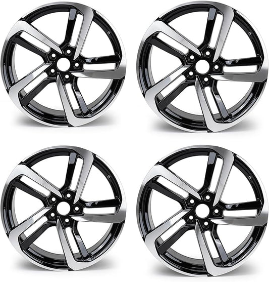 New 19'' x 8.5" Aluminum Alloy Replacement for OE Wheel Rim Compatible with Honda Accord 2018-2022, Fits for Front or Rear Wheel, Set of 4