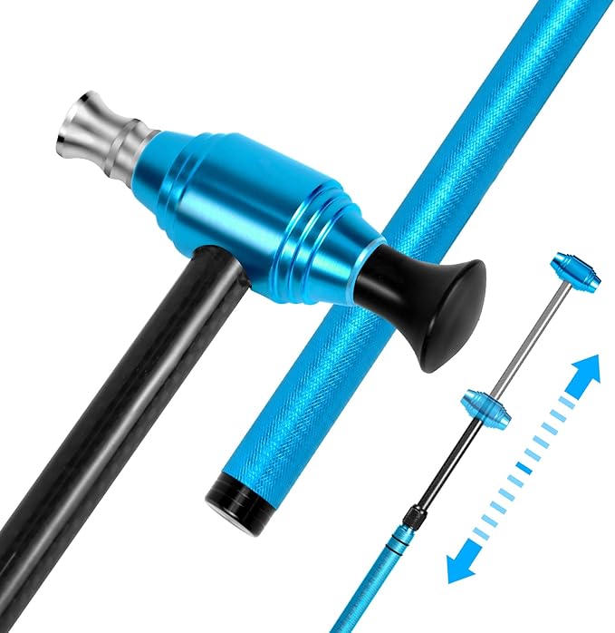 WHDZ Paintless Dent Repair Tools Dent Removal Hammer Double-Faced Car Dent Repair Leveling Hammer Telescopic