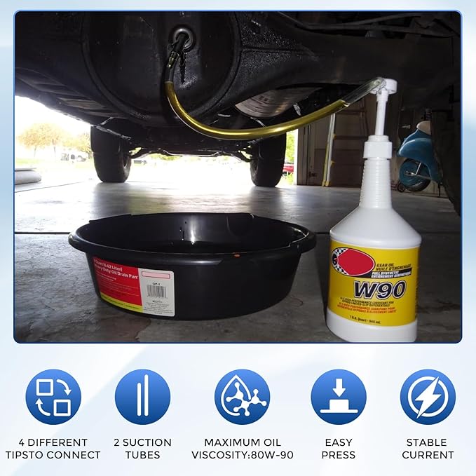 Fluid Pump for Standard Quart Bottles - 10cc Per Pump Stroke， Transmission Fluid Pump with 3rd Hand Adapter，differential fluid pump Transmission Fluid 2025 upgraded model with strong suction power