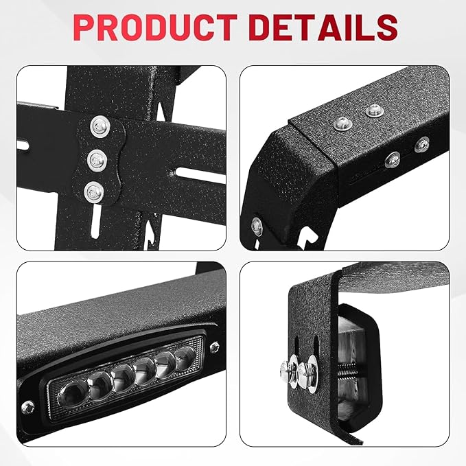 Overland Bed Rack for Full Size Truck 22.5" Bed Rack Compatible with Ford/Dodge Ram/Nissan Titan/19-25 Silverado/Sierra/Tundra, Overland Bed Rack Truck Bed Racks.