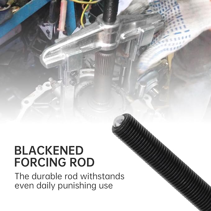 ChgImposs Gear Puller Set, 3 in 1 Heavy Duty Extendable Pulley Puller Kit - Cr-V Steel 2-Jaw Gear & Pulley Remover Tool with 3 Claw Sizes for Bearing, Gear, Pulley & Flywheel Removal