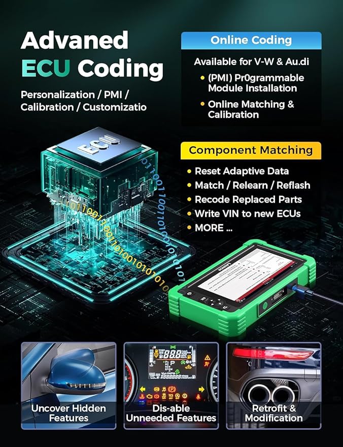 Launch X431 CRP919 EV 2025 Bidirectional Scan Tool, for Electric Vehicles New Energy Cars, All-in-One Full System Diagnostic Scanner, 43+ Reset, ECU Coding, CANFD&DOIP, FCA AutoAuth, 2Yrs Free Update