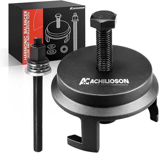 for GM 25264 Harmonic Balancer Puller and 551141 Crank Pulley Install Tool Harmonic Balancer Installation Tool Replacement for GM LS Series Engines 1997-UP