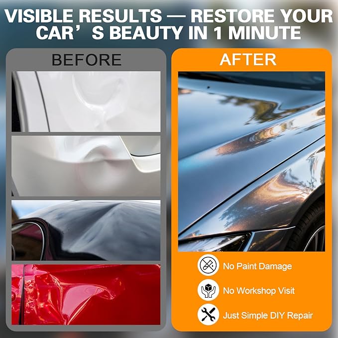 Car Dent Remover Tool for Car, Car Dent Puller Kit Auto Body Dent Remove, Suction Cup for Car Dent Repair Kit, Car Dent Removal Kit Body Repair Dent Removal Tools (4.7 inch)