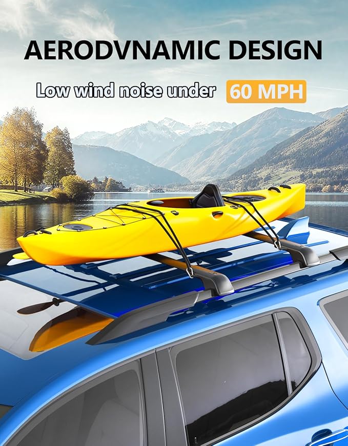 Tuyoung 300lbs Roof Rack Cross Bars Compatible with Subaru Forester 2014-2026 with Raised Side Rails (Not for Wilderness), Lockable Heavy Duty Aluminum Metal Lock Roof Rails Crossbars Luggage Racks.