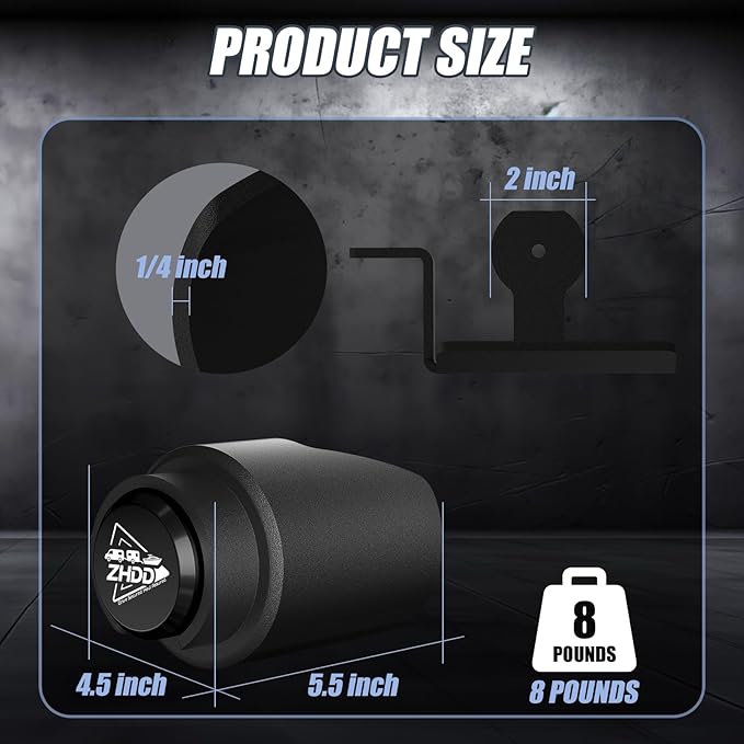 2 Inch Trailer Hitch Lock - 2178 Heavy Duty Anti Theft Lock Secures Ball Coupler and Safety Chains for RV,Boat,Dump,Cargo and Camper Trailers (Black)