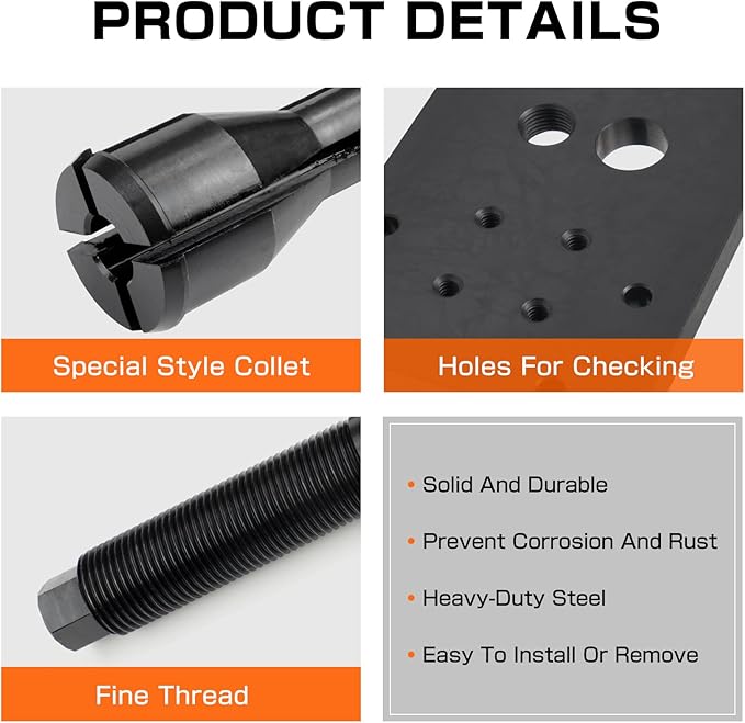 BHB Inner Cam Bearing Installer Tool Remover Puller Tool Compatible with Harley Davidson Milwaukee Eight Engine 2017-2024, Inner Camshaft Bearing Removal and Install Tool M8