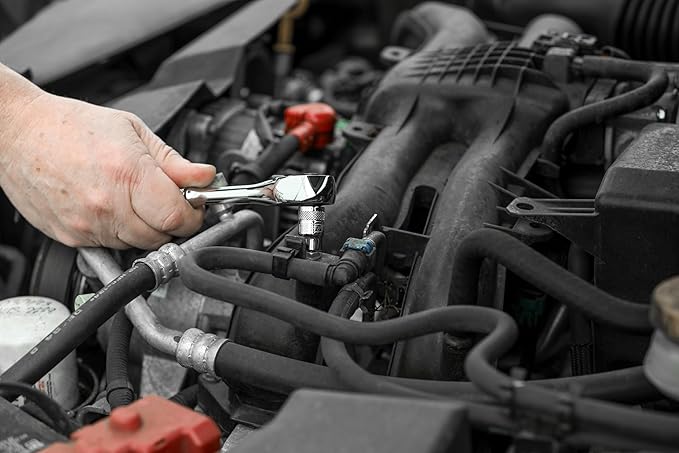 ARES 36016 – 6-Piece Socket Adapter and Extension Set – 1/4-Inch, 3/8-Inch, and 1/2-Inch Socket Adapters and Reducers – Includes 3-Inch Long Extensions for Superior Reach