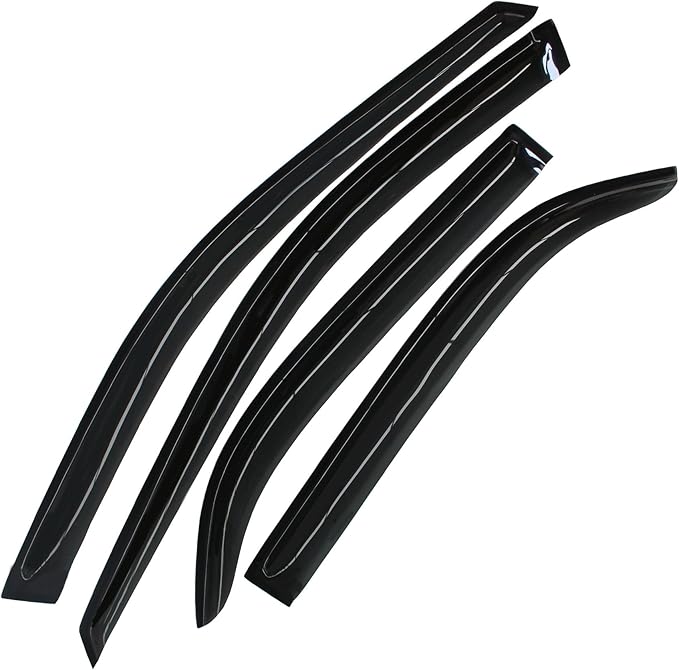 Wind Deflector Compatible with Honda Accord 4Door Sedan 1998-2002 Sun Rain Guards Smoke Window Visors 94959