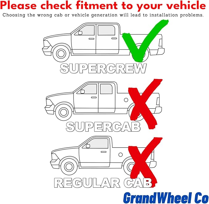 Window Deflectors Smoke Tinted in-Channel Side Window Vent Visor Deflectors Rain Guards Compatible with Ford F150 2021-2026 SuperCrew - 4pcs. GW0184