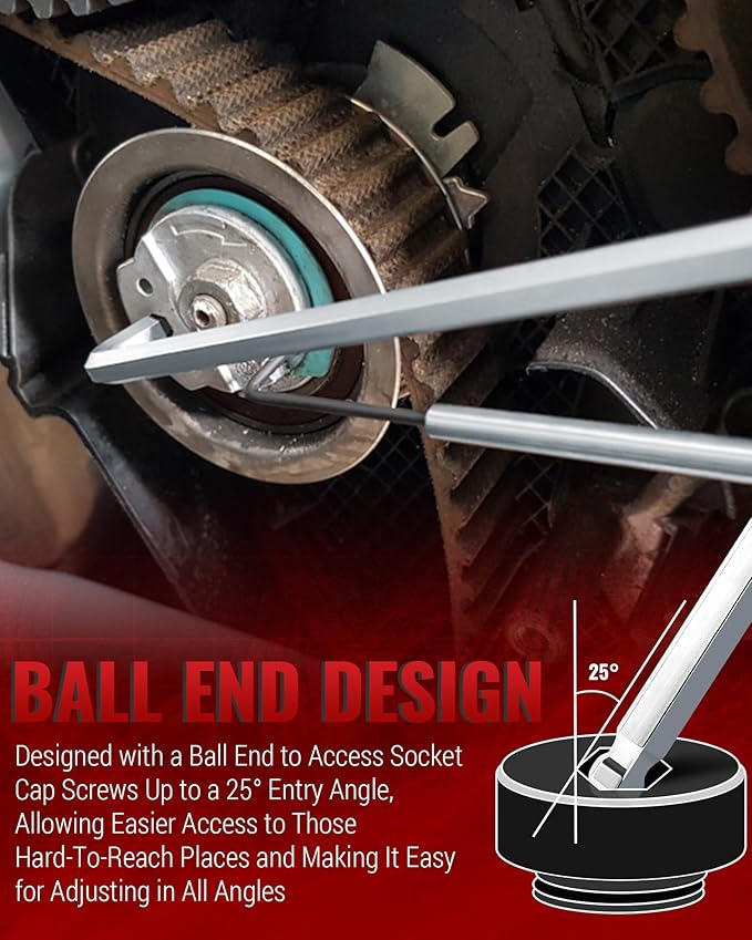 Timing Tool Kit Compatible with VW Audi Tiguan SEAT Skoda 1.4 1.6 2.0 TDI CR, Camshaft & Crankshaft Timing Locking Tool Kit Replace T10264 T10265 T10060A 3359 T10051 T10490 T10492