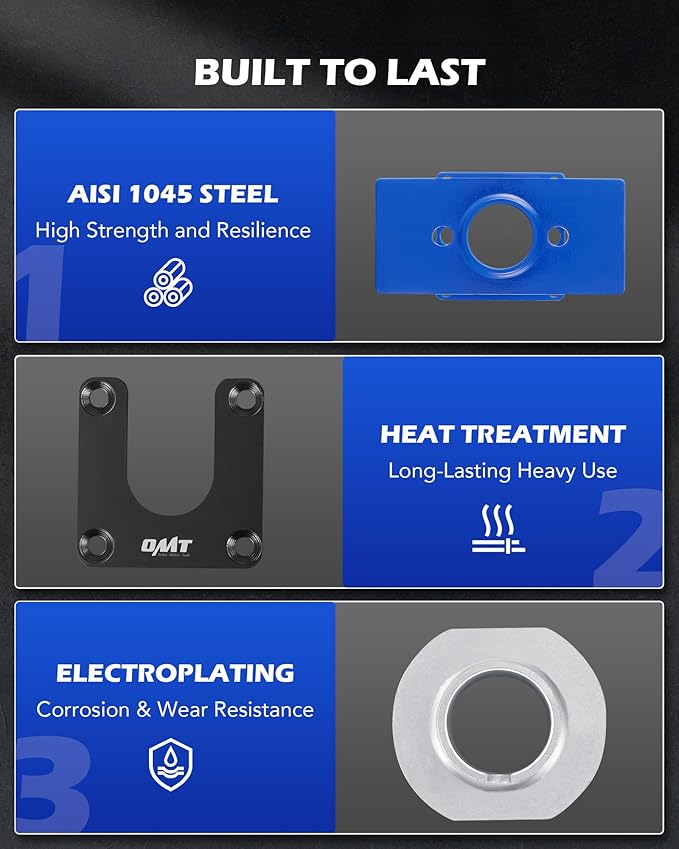 Orion Motor Tech Rear Axle Bearing Puller and Installer, Wheel Bearing Removal Tool Compatible with 1995-1998 T100 1995-2004 Tacoma 1995-2020 4Runner 2000-2006 Tundra and 2004-2012 Hilux Pick-up