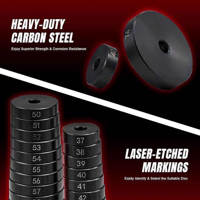 52-in-1 Bushing Driver Tool Set,Transmission Wheel Axle Bearing Race,Seal Installer Remover, Bush Removal Puller Bearing Press Tool Kit