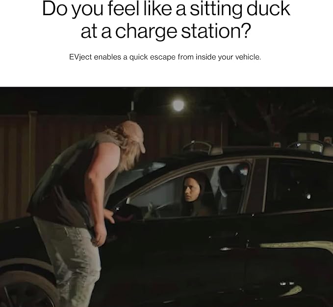 Escape Connector 2.0 - Electric Vehicle NACS Charger Connector for Safe Emergency Breakaway - Compatible with Model S/X/Cybertruck - Level 1, 2 & DC Fast Charging