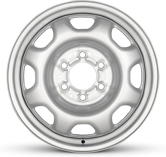 For 2010-2025 Ford Expedition 17 Inch Powder-Coated Silver Steel - Genuine OEM Take-Off Rim - Road Ready Truck Wheel