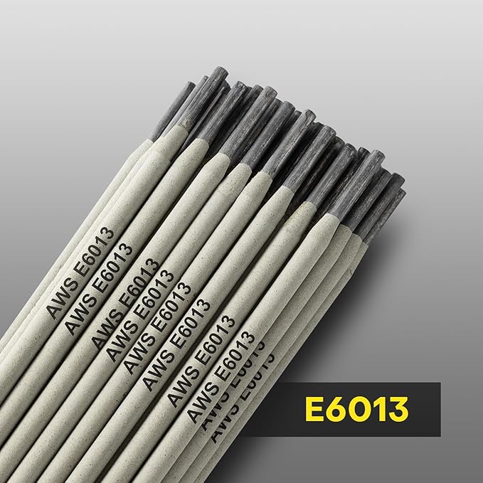 E6013 Welding Rods 1/8" 4.4LB - Carbon Steel Stick Electrodes with Low Spatter & Easy Slag Removal for ARC Welding, Home Repair, Construction