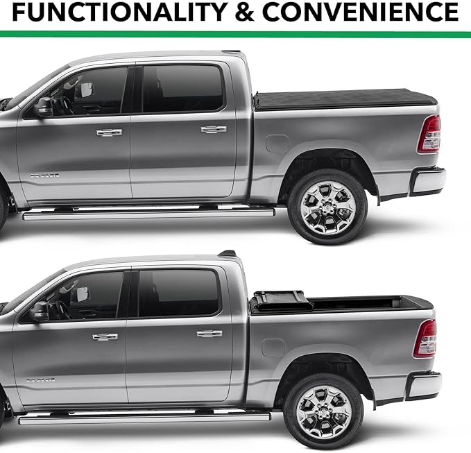 Gator ETX Soft Tri-Fold Truck Bed Tonneau Cover | 59102 | Fits 2007 - 2013, 2014 HD Chevy/GMC Silverado/Sierra 6' 7" Bed (78.7")