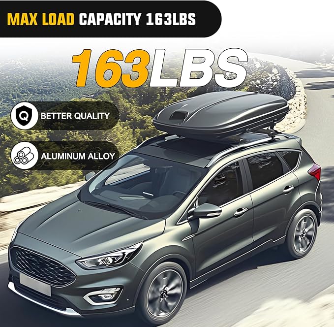 Nilight Roof Rack Cross Bars Fit for Ford Escape KUGA 2013 2014 2015 2016 2017 2018 2019 with Side Rails, Adjustable Aluminum Car Crossbars for Cargo Carrier Luggage Bike Kayak Rooftop Tent Snowboard