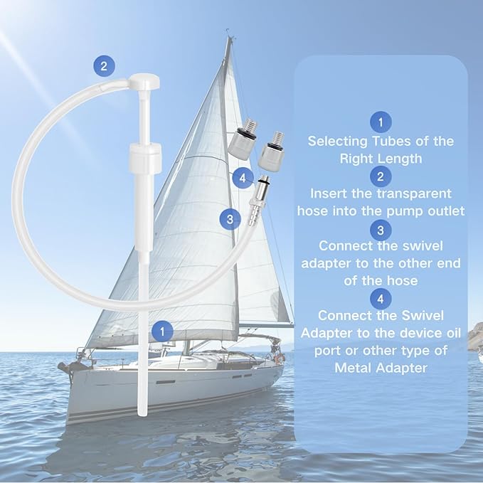 Marine Lower Unit Gear Lube Oil Pump for Mercury Yamaha Honda Suzuki Outboard and Mercruiser Out Drive