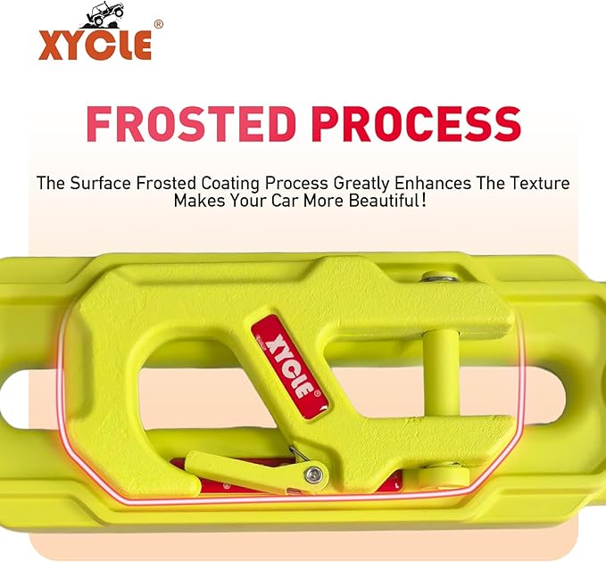 Winch Fairlead with Tow Hook,7075 Aluminum Hawse Fairlead with High Strength Alloy Steel Forged Winch Hook, 20000lb Winch Fairlead Hook (Green)