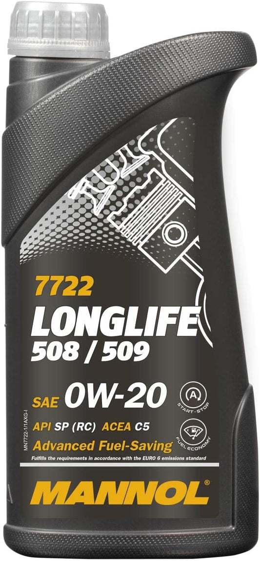 Mannol Full synthetic premium engine oil for the latest models of Volkswagen turbocharged gasoline - 0W-20 (1L)