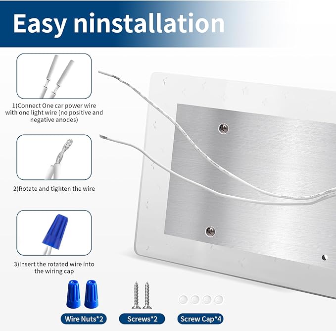 Miady RV Dimmable Lights Interior 1800 LM, 4 Color Temperature Warm Natural Cool White and Blue Ambient Lightting, 12V Volt Led Ceiling Dome Light for Camper/Car/Trailer/Boat, 4-Pack