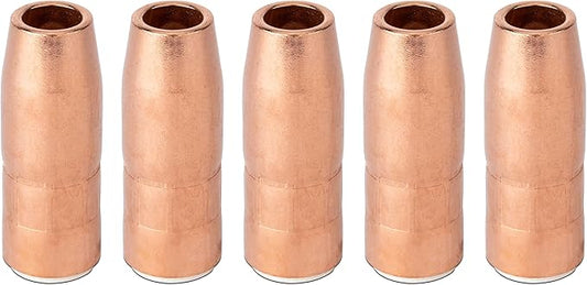5PK N-A5818C Nozzle Large 5/8 Orifice 1/8 Recess For Bernard MIG Welding Guns for Mliier MDX-250 Acculock S N-A5818CM