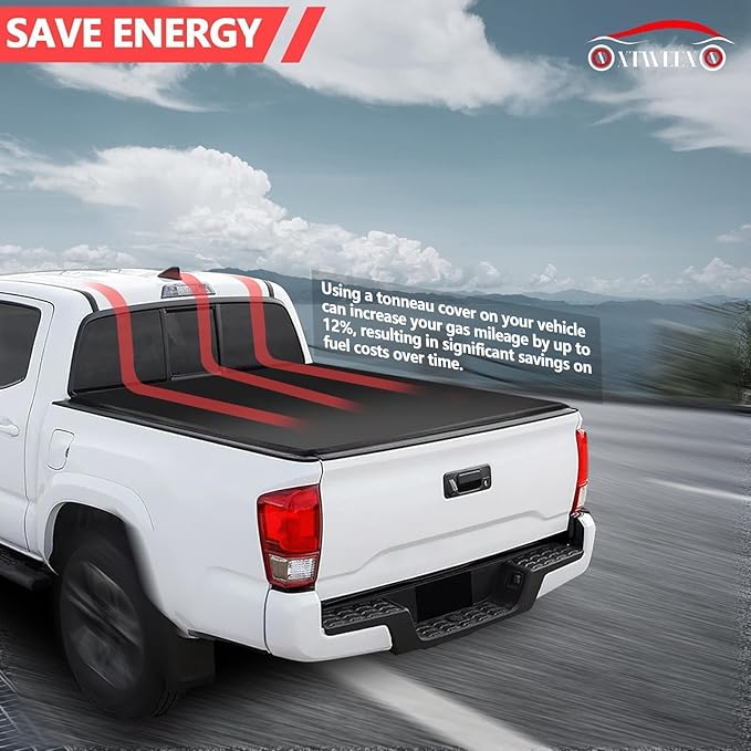 Soft Quad Fold Truck Bed Tonneau Cover Compatible for 2004-2026 F-150 6.5FT (78.8") Bed