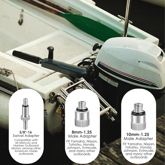 GlückMarine Boat Lower Unit Gear Lube Oil Pump for Standard Quart Bottles Compatible with Most Marine Outboard Motors and MerCruiser Sterndrives