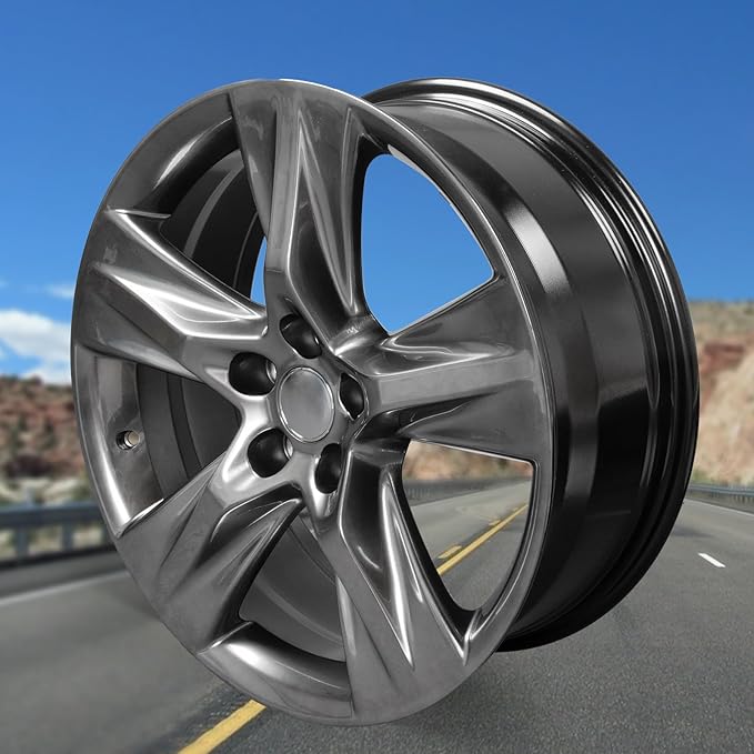 New 19" x 7.5'' Aluminum Alloy Replacement for OE Wheel Rim Compatible with Toyota Highlander 2014-2019, Fits for Front or Rear Wheel, 2 Sets