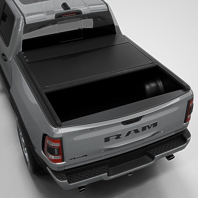 Aluminum Retractable Tonneau Cover Fits 2019-2026 Ram 1500 5.7' Bed Without Ram Box (67.4")