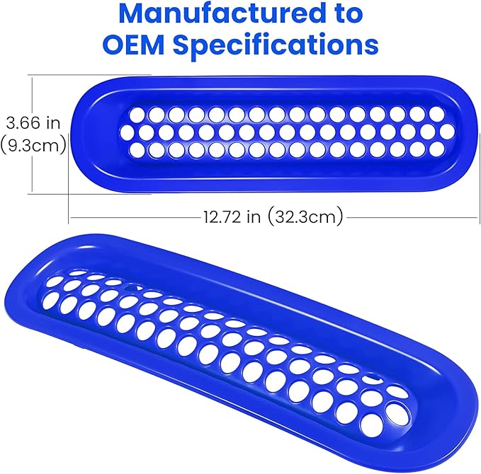 7PCS Front Grill Mesh Inserts for Jeep Wrangler JK JKU Unlimited 2007 2008 2009 2010 2011 2012 2013 2014 2015 2016 2017 2018 Grille Guard Cover Trim Clip-in Exterior Accessories (Matte Blue)