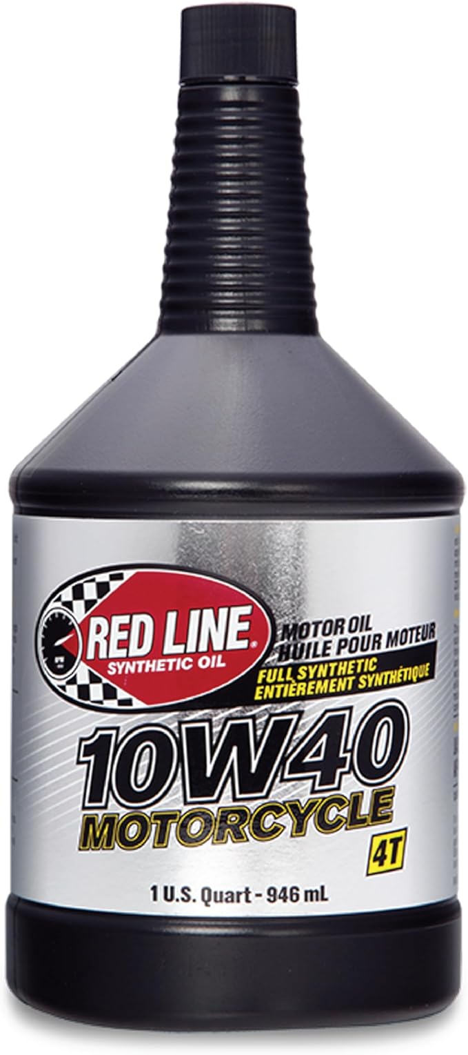 Red Line 42404 10W40 Synthetic Motorcycle Motor Oil - 1 Quart
