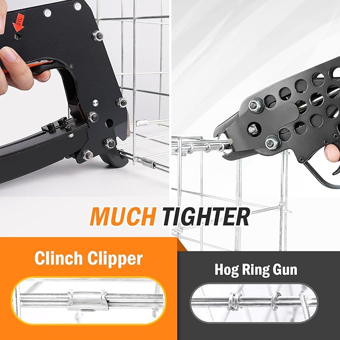 M66K Pneumatic Clinching Clipper, Air Power Clinching Tool Hartco Clipper Vertex Fastening Clipper, Industrial Clip Tool for Spring Mattress, Car Seat