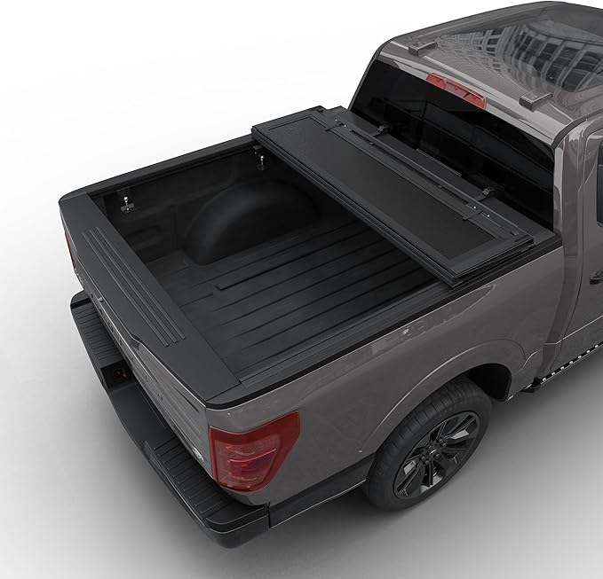 Tutel Low Profile Hard Shell Flip-Up Truck Bed Tonneau Cover|Fits 2015–2026 Ford F-150 6.5' Bed (78") - TTLTMLPFU017