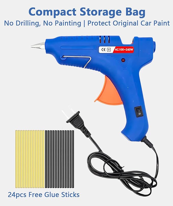 139-Piece Dent Puller Kit– Car Dent Puller Tool Set with Suction Cups & Glue Puller for Auto Body Hail Damage, Crease & Ding Removal