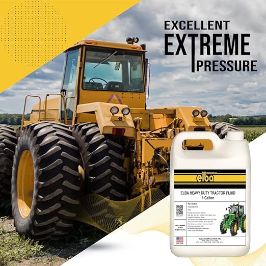 Elba Heavy Duty Tractor Hydraulic Fluid | Hydraulic Oil & Transmission Fluid | J20C Equivalent | (1 Gallon)
