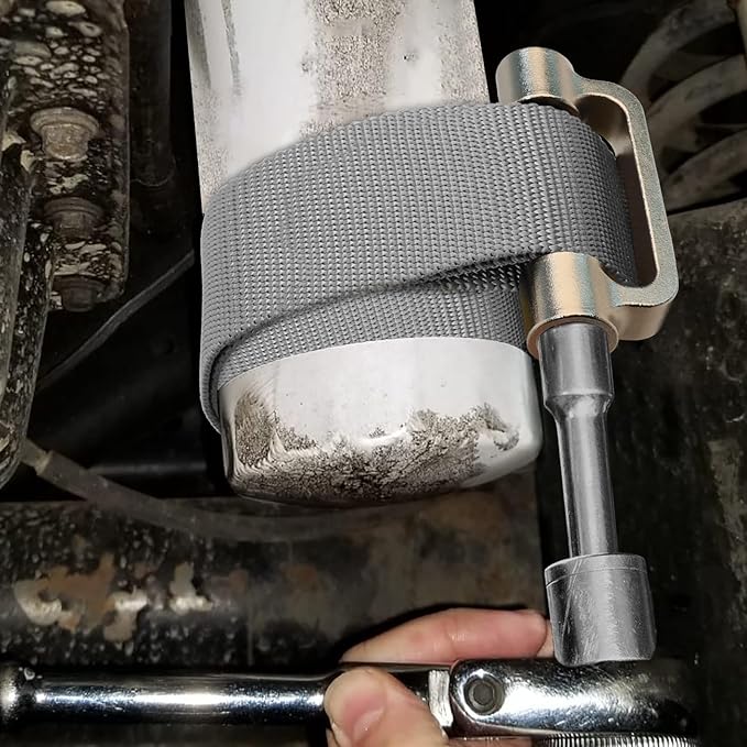Heavy Duty Filter Strap Wrench - Oil Filter Strap Wrench 1/2 Drive