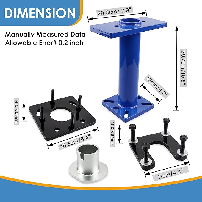 Rear Axle Bearing Puller & Installer Tool Kit w/ABS Tone Ring for Pick-up Trucks & 4Runner 1995-2020 (Blue)