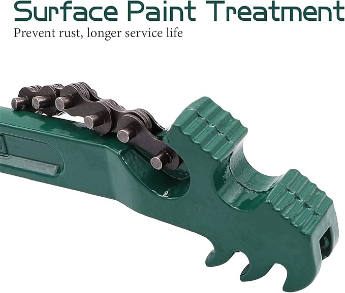 16 Inch Heavy Duty Reversible Chain Wrench for 1.5" to 7.5" Diameter Oil & Fuel Filter