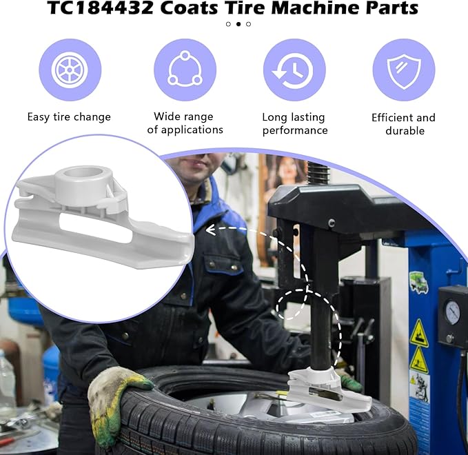 Tire Changer Low Profile Mount Head, TC184432 Demount Head Kit Fit for Coats, Tire Machine Changer Mount Head, 3Pack Tire Changer Duck Head For Low Profile Tires - Larger Channel For Difficult Wheels