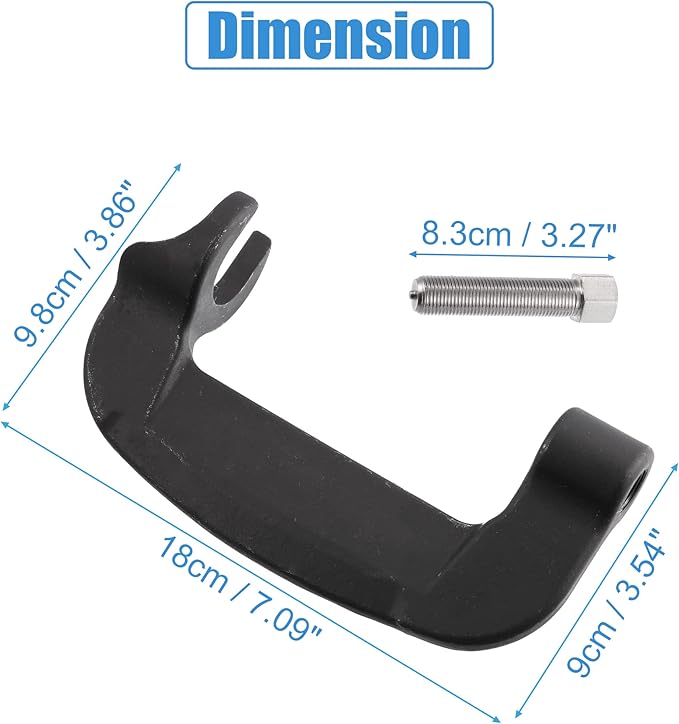 X AUTOHAUX Inboard Propeller Puller C Clamp Puller for Ski & Wakeboard Surf Propellers fits 3/4" to 1-1/8" Shaft