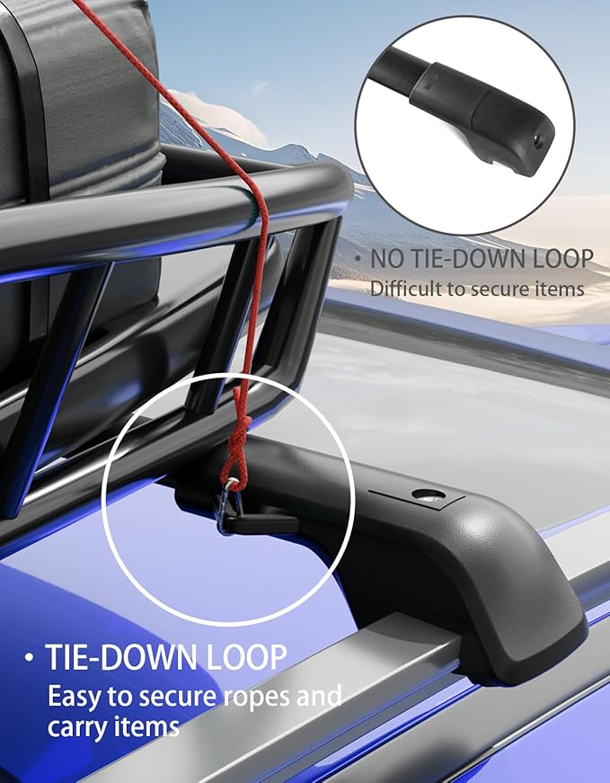 300lbs Roof Rack Cross Bars Compatible with Mercedes Benz GLE 2015-2025 with Raised Side Rails, Heavy Duty Aluminum Lockable Roof Rails Crossbars Cargo (Not for Panoramic sunroof)