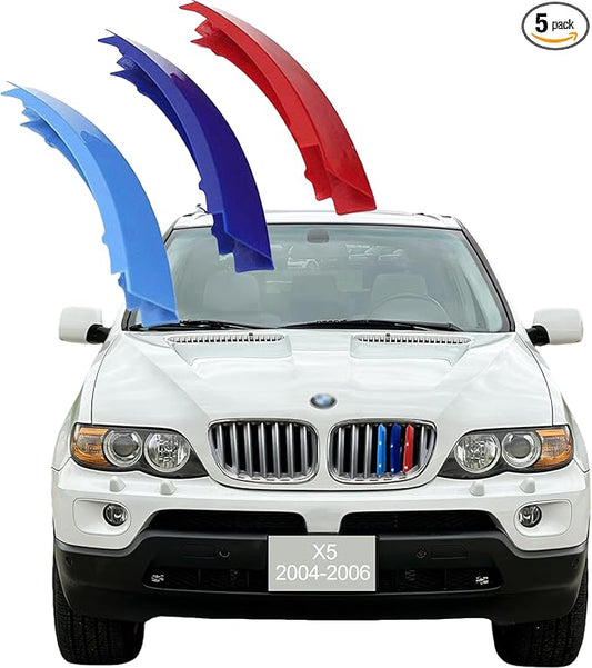 Automotive Grille Inserts for BMW X5 E53 2004-2006 (7 Grilles),Front Grill Accessories