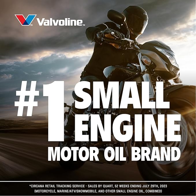 Valvoline 4-Stroke Motorcycle 10W-40 Motor Oil 1 Quart